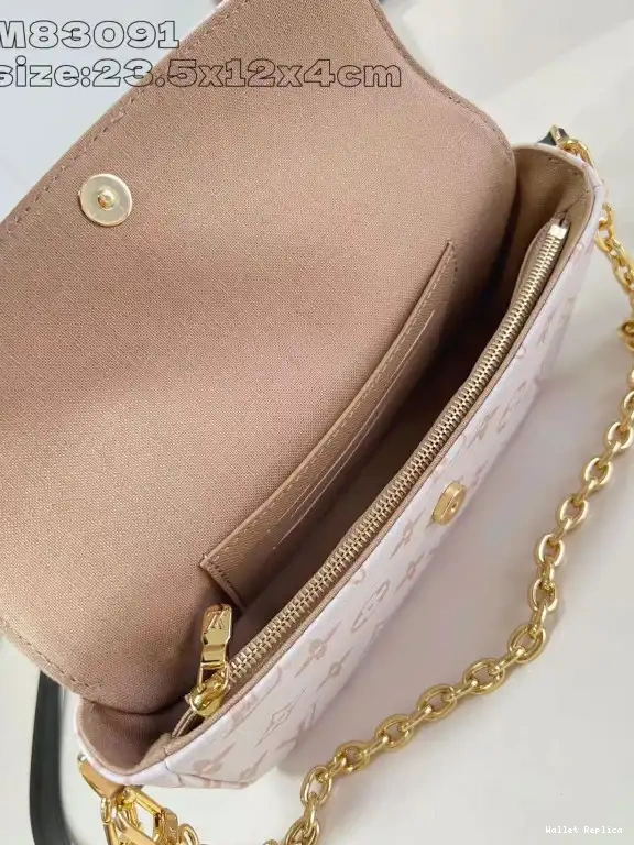 Affordable on Louis Vuitton Chain Ivy-23.5*12*4.3cm Wallet 0630